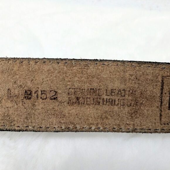 RITZ COLLECTION Aztec Stamped Leather Belt - Picture 6 of 7